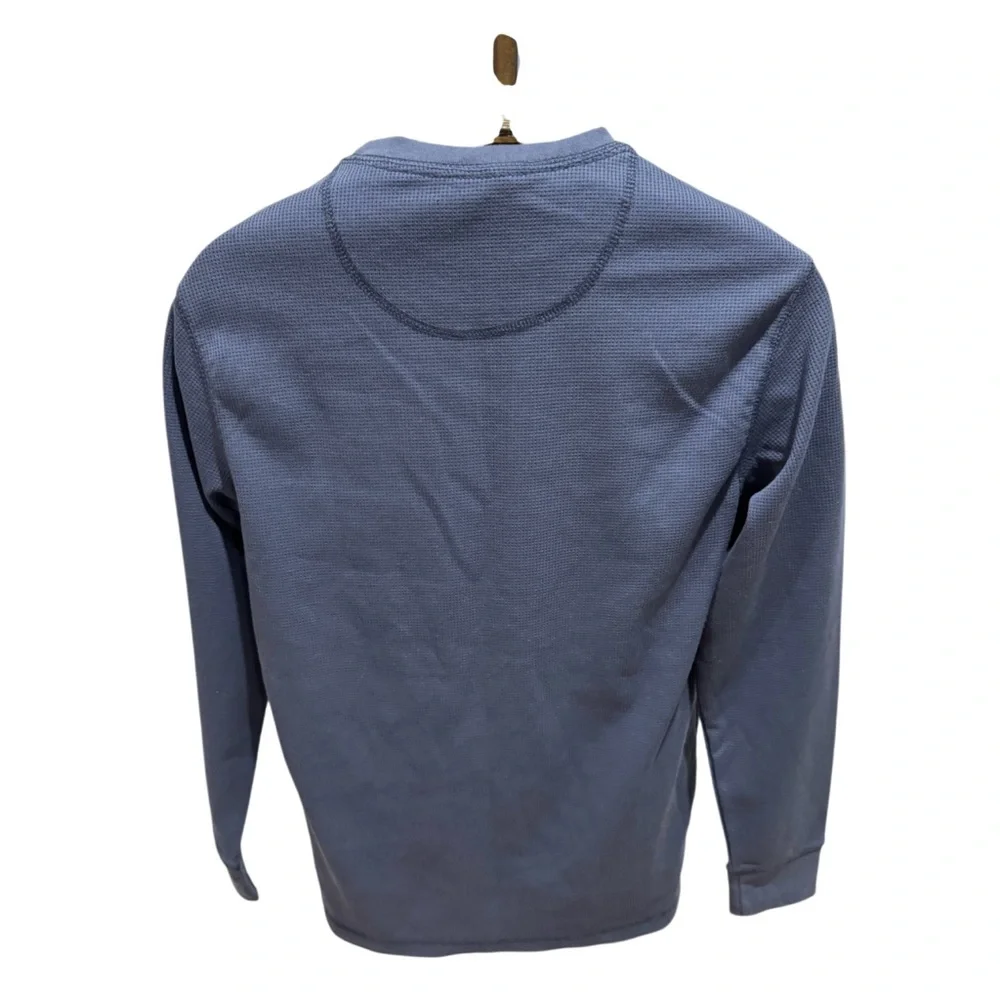 NWT Sun River Men PullOver Blue Size XL‎ Waffle Long Sleeve